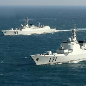 Chinese oorlogsschepen op weg naar Senkaku eilanden