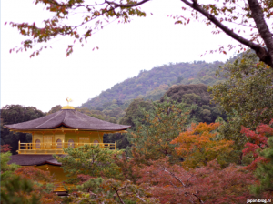 Kioto herfst gouden tempel
